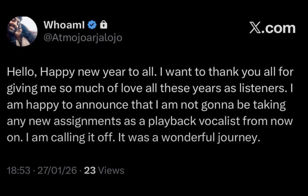 लंबे समय से Arijit Singh से जोड़ा जाता रहा है और जिसका नाम है—WhoamI।