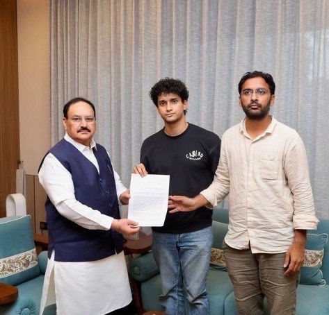 धर्मेंद्र प्रधान और अमित शाह की मुलाक़ात