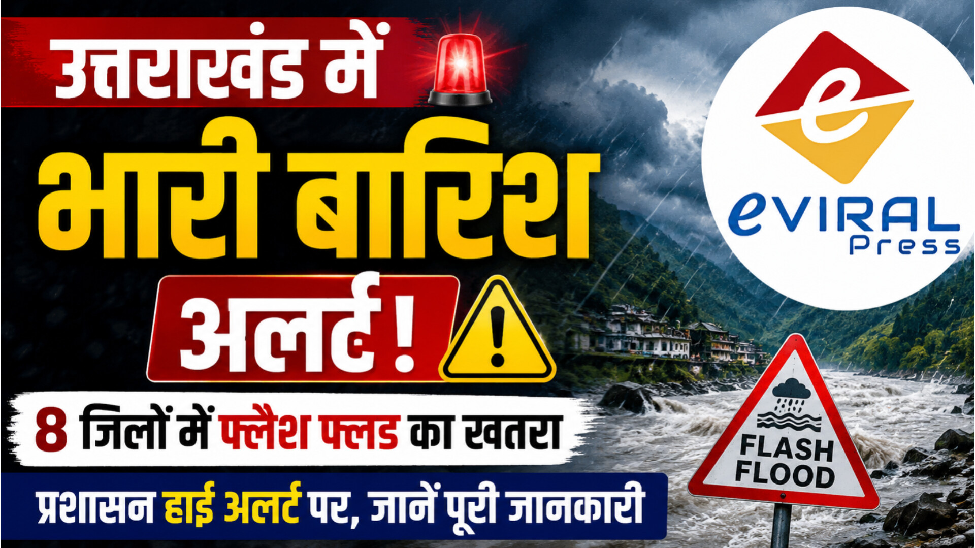 उत्तराखंड भारी बारिश अलर्ट: 31 जुलाई को मौसम बिगड़ने की चेतावनी