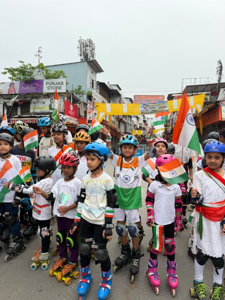 तिरंगा स्केट्स मार्च